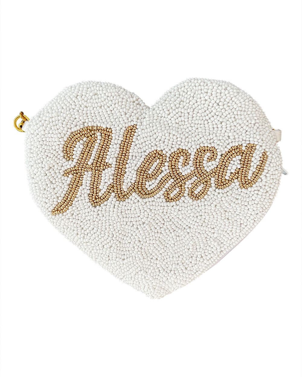 MRS X WITH LOVE KIDS HEART NAME BAG