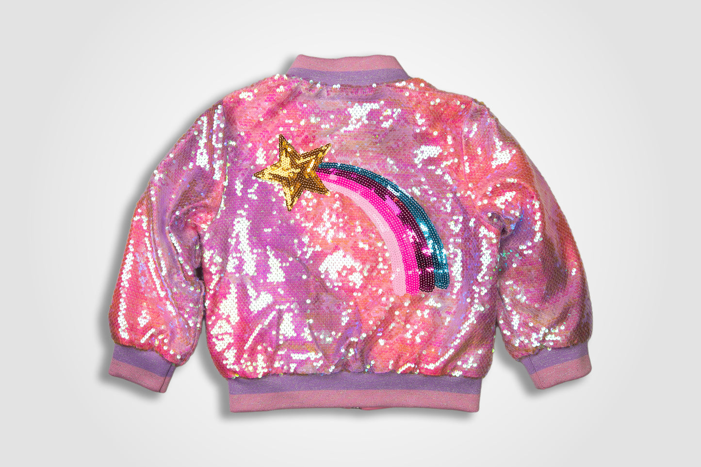 SHOOTING STAR COAT PINK OMBRE