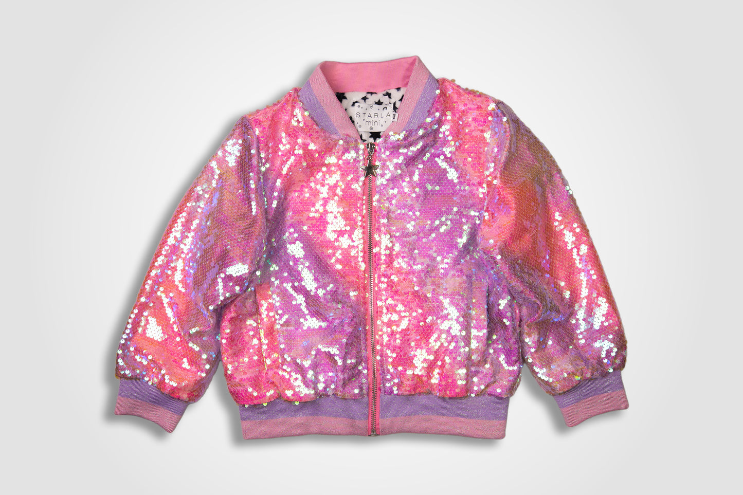 SHOOTING STAR COAT PINK OMBRE