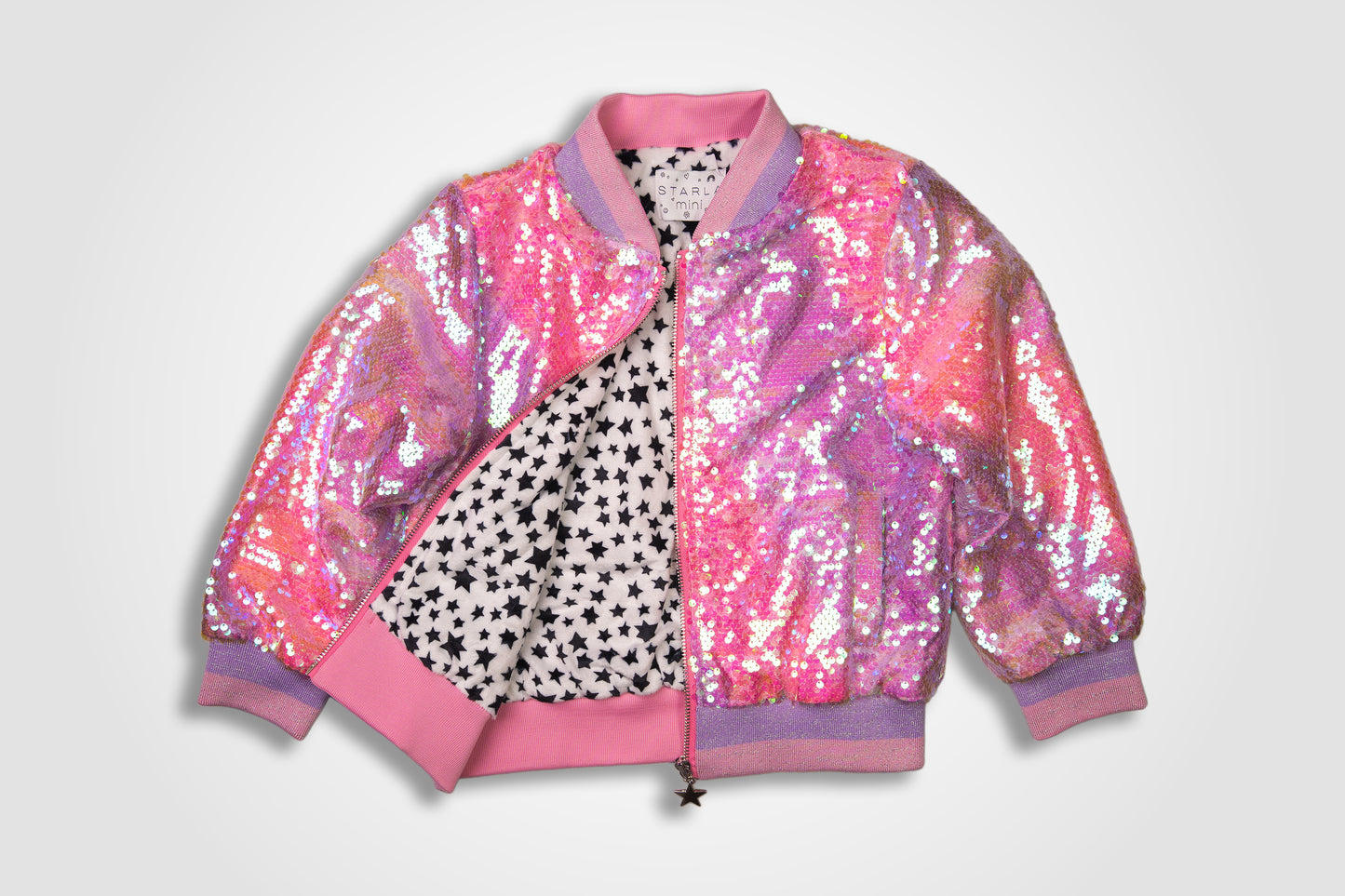 SHOOTING STAR COAT PINK OMBRE