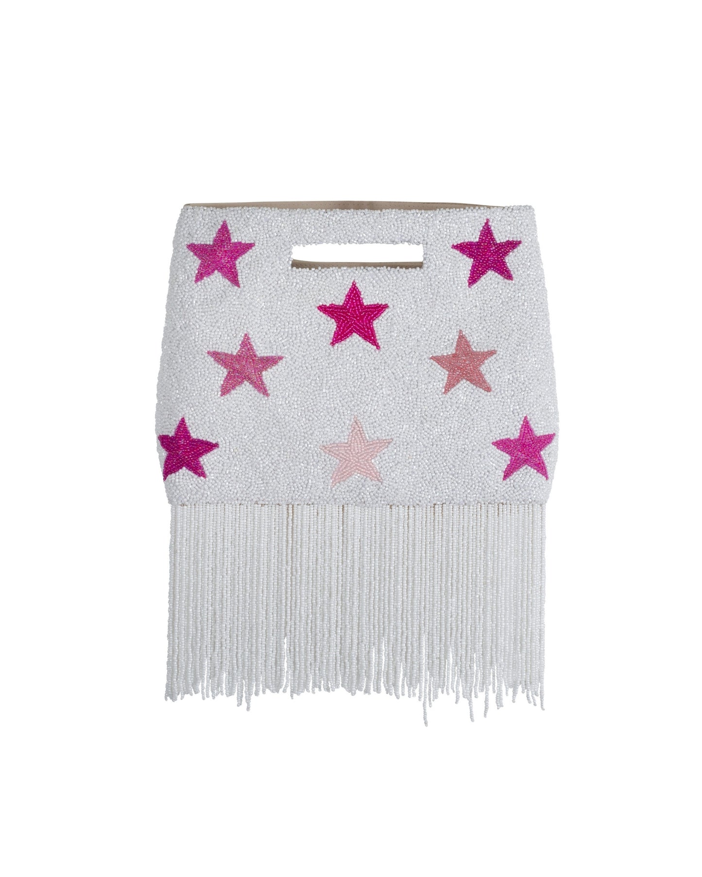 Fringe Pouch Clutch Bag