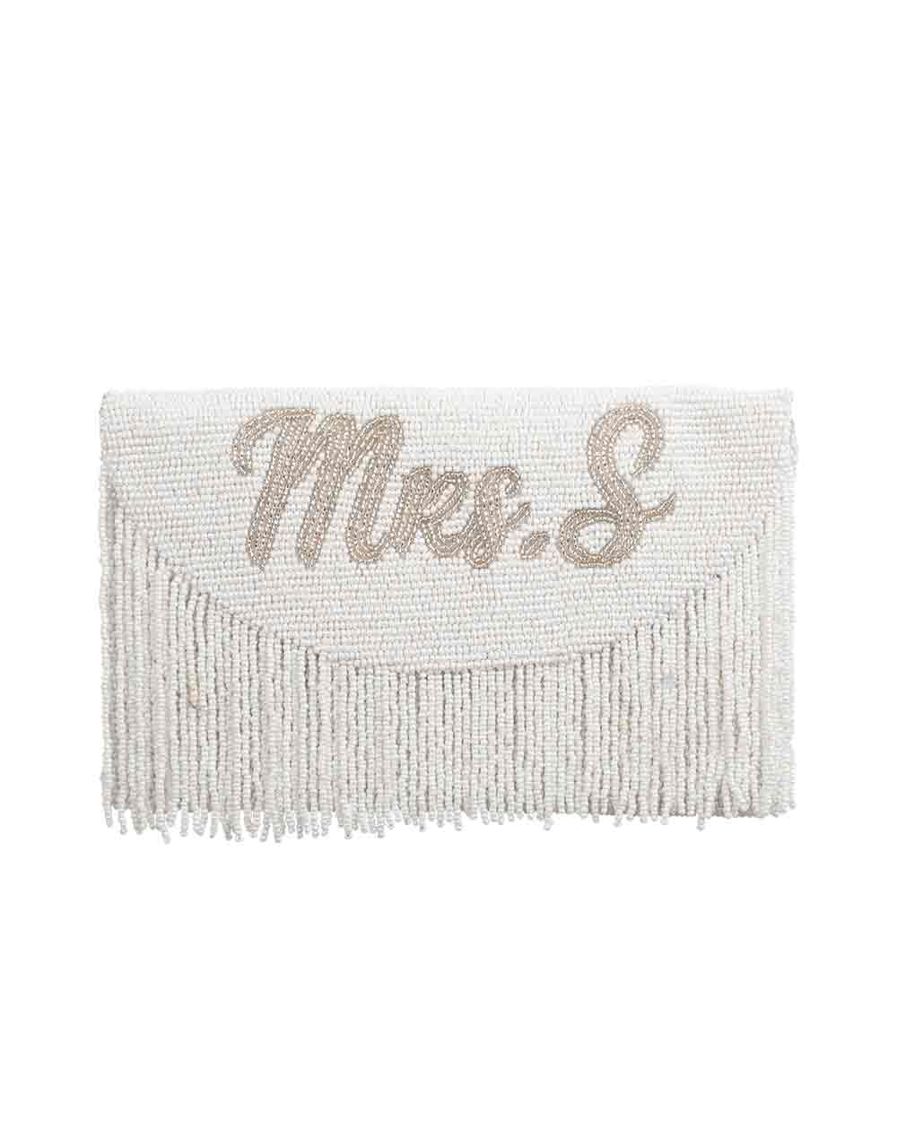 Fringe Half Moon Clutch