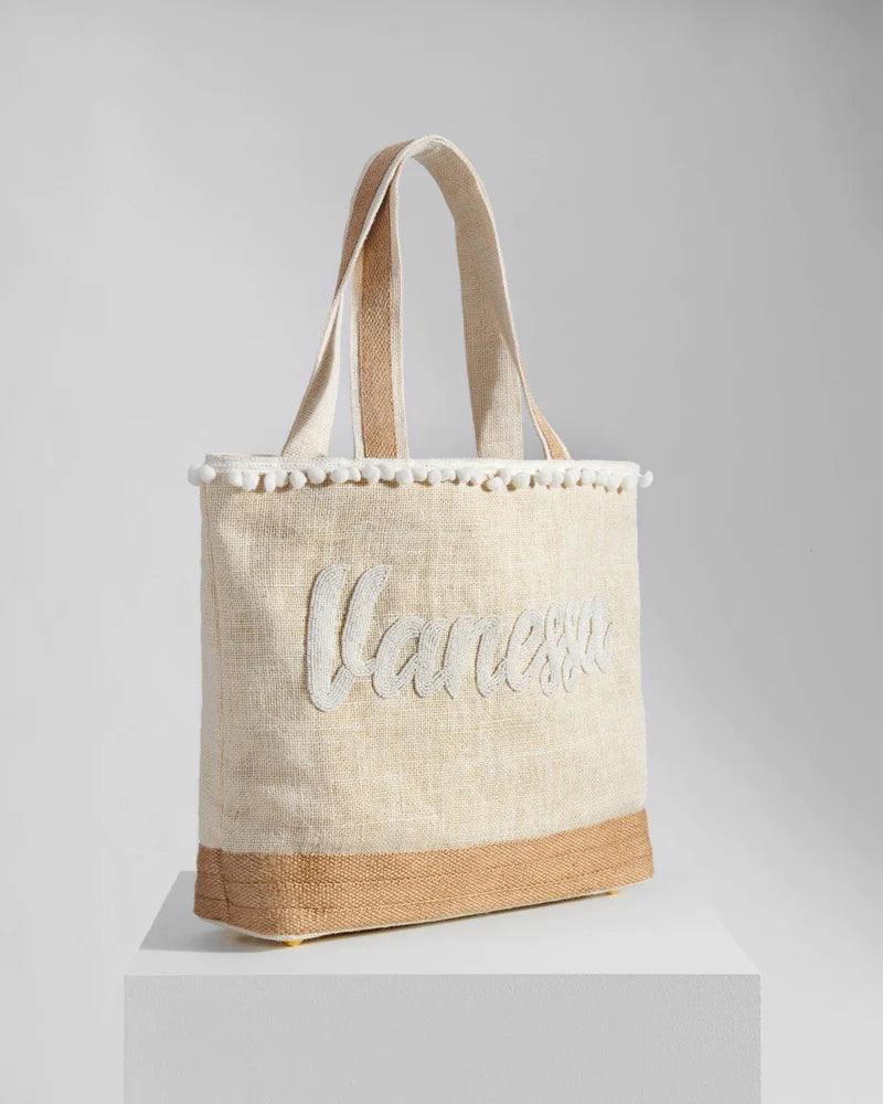 Pom Pom Tote Bag