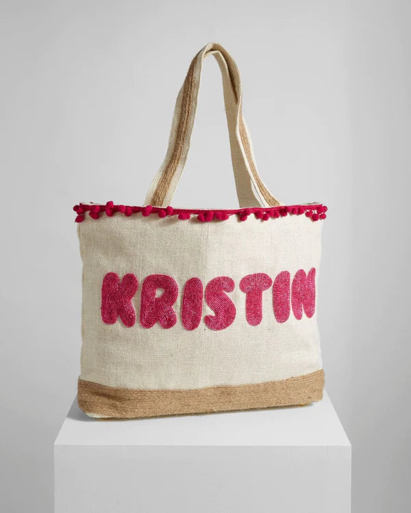 Pom Pom Tote Bag