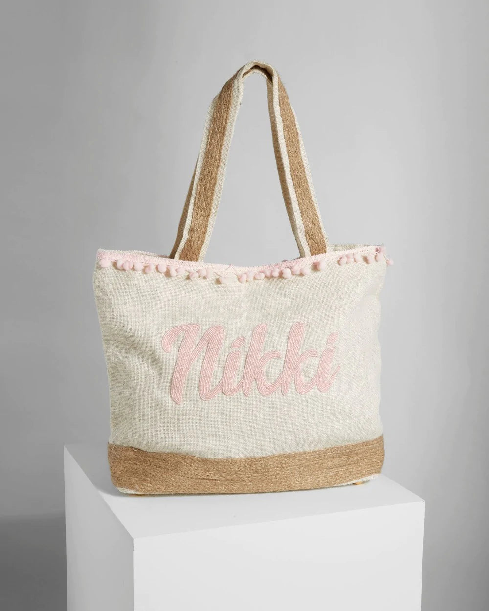 Pom Pom Tote Bag