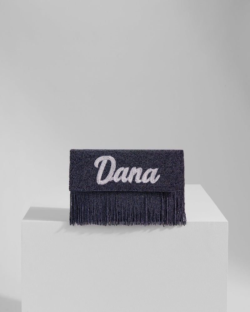 Fringe Half Fold Over Clutch