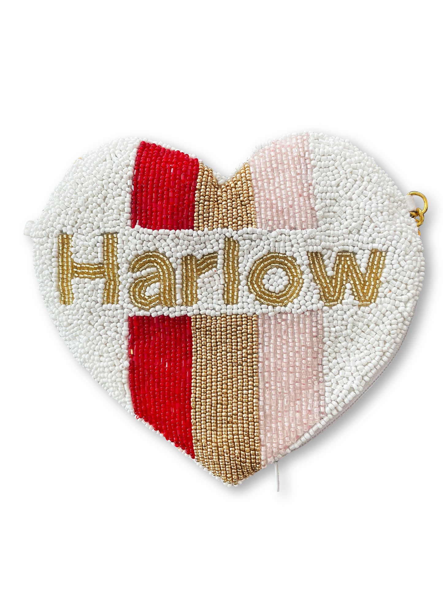 HEART COIN PURSE STRIPES - GIRLS