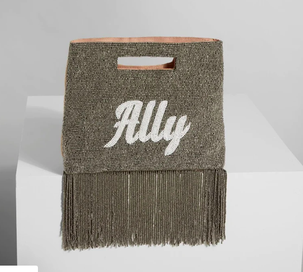 Fringe Pouch Clutch Bag