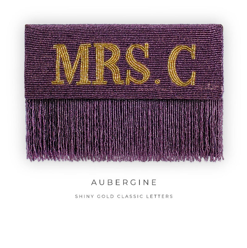 Fringe Half Fold Over Clutch