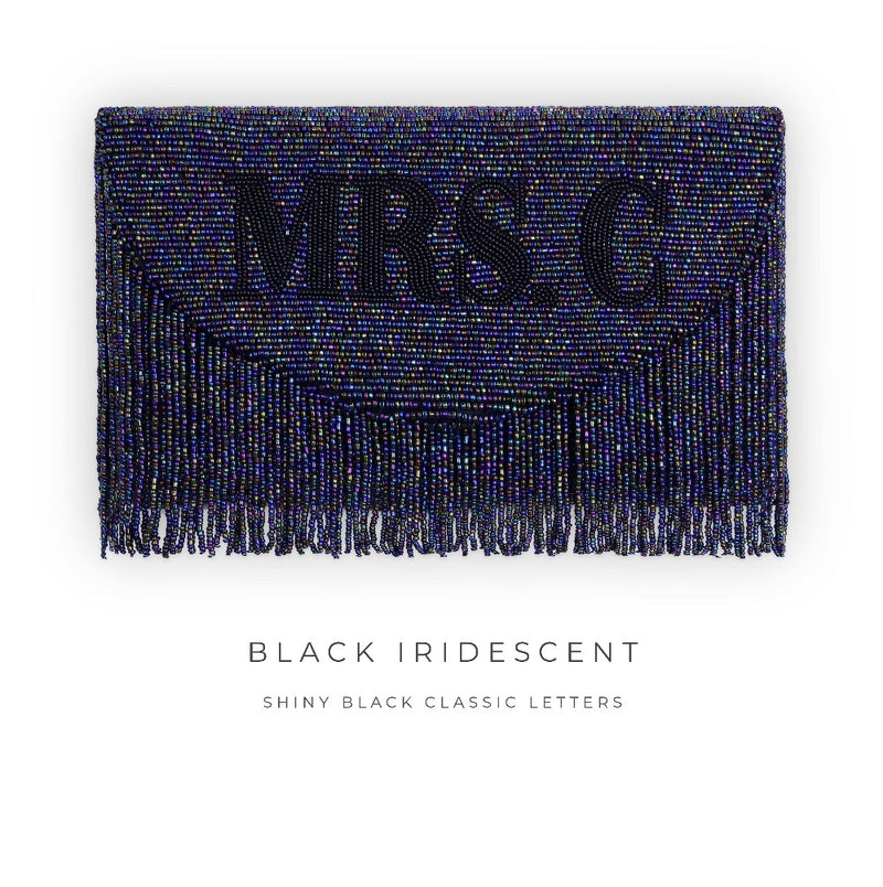 Fringe Half Moon Clutch