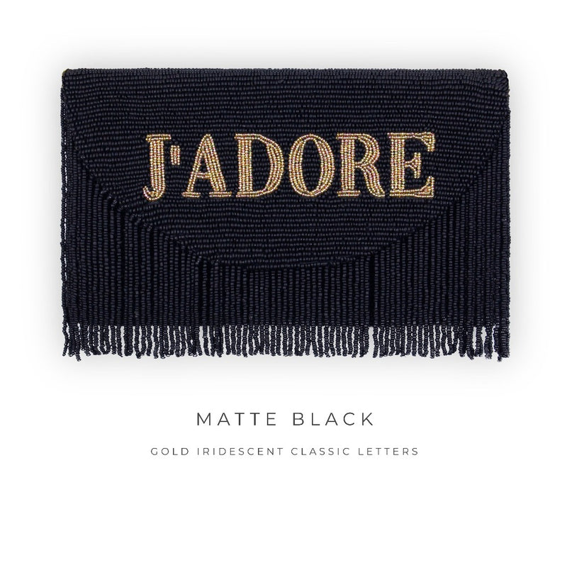 Fringe Half Moon Clutch