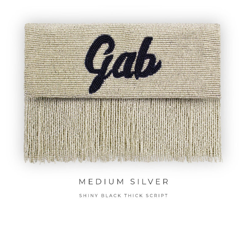 Fringe Half Fold Over Clutch