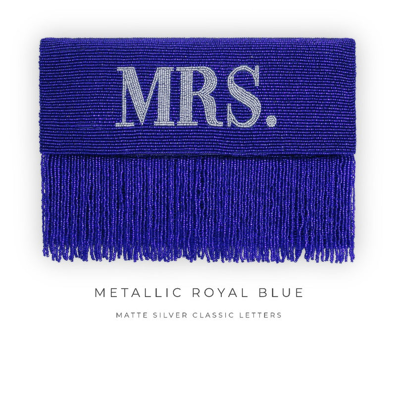 Fringe Half Fold Over Clutch