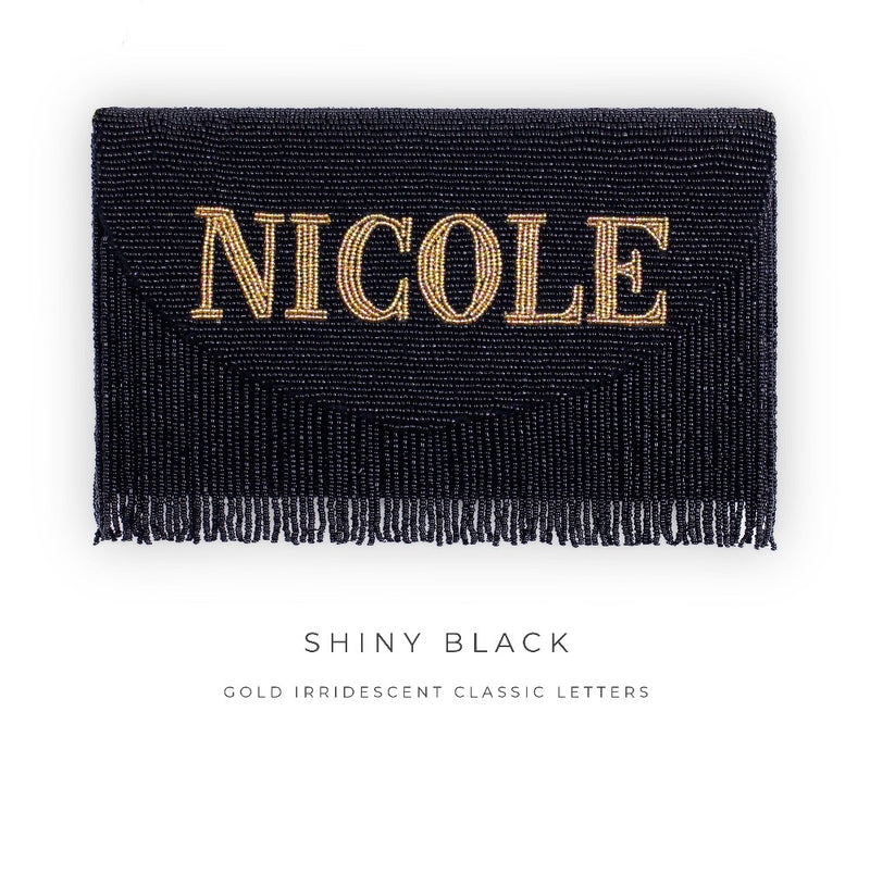 Fringe Half Moon Clutch