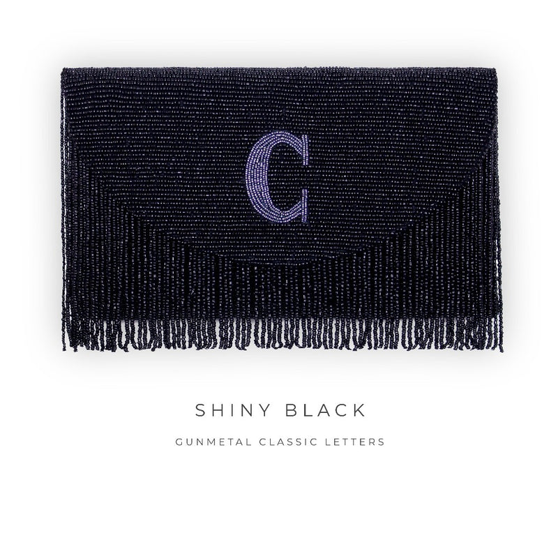 Fringe Half Moon Clutch