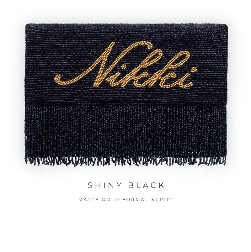 Fringe Half Fold Over Clutch