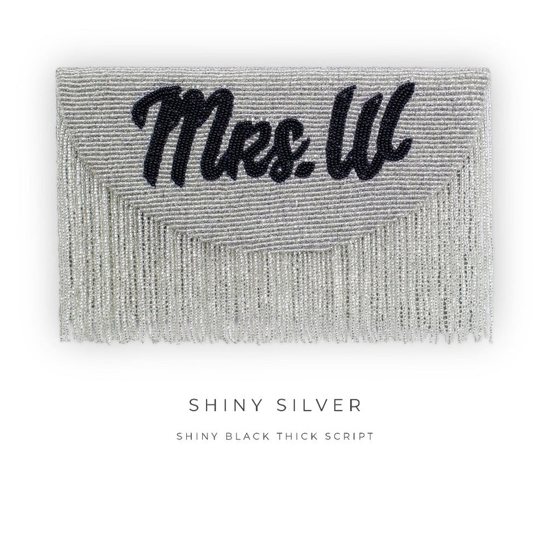 Fringe Half Moon Clutch