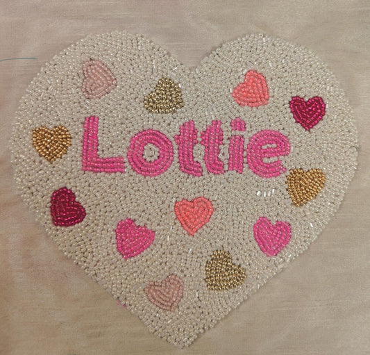 PINK OMBRE HEARTS KIDS BAG