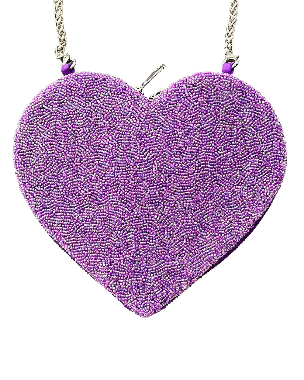 HEART BAG PURPLE WITH LIGHTENING BOLTS - ADULT