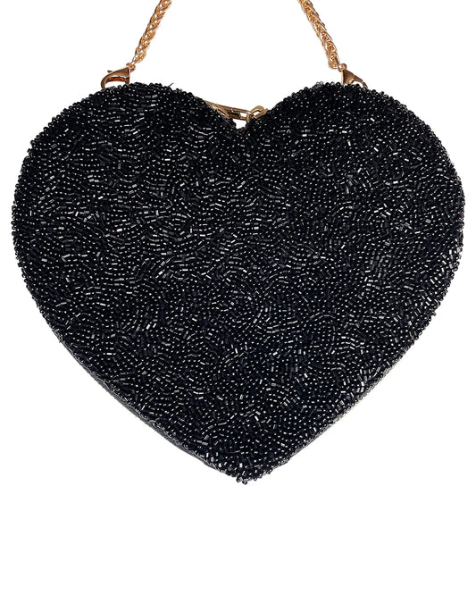 HEART BAG BLACK- ADULT