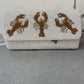 LOBSTER BAG WHITE AND GOLD