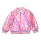 SHOOTING STAR PINK OMBRE SEQUIN COAT