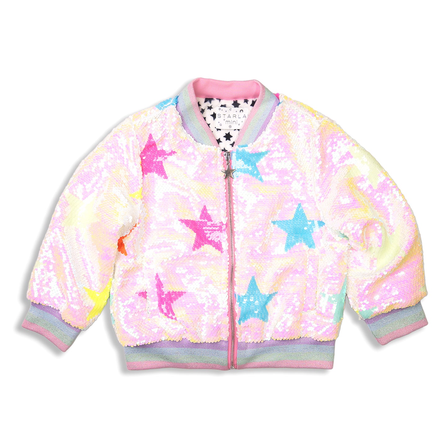 COLOURFUL STAR SEQUIN COAT