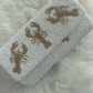 LOBSTER CLUTCH WHITE AND GOLD