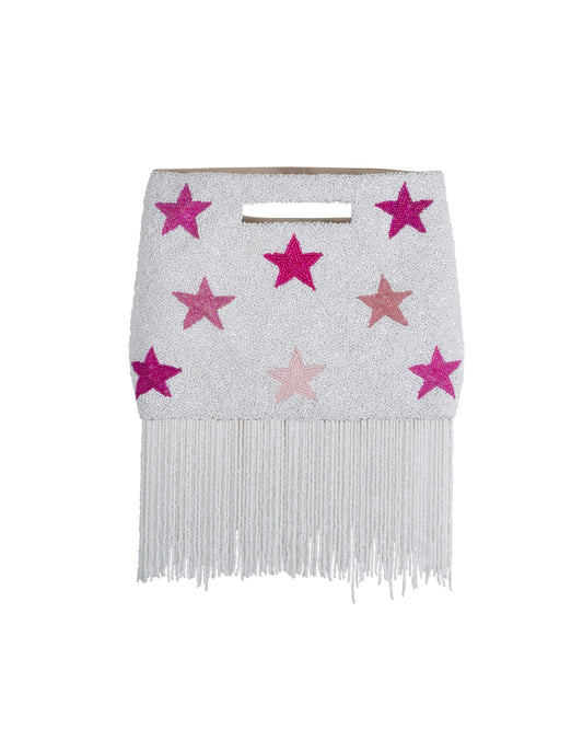 Fringe Pouch Clutch Bag