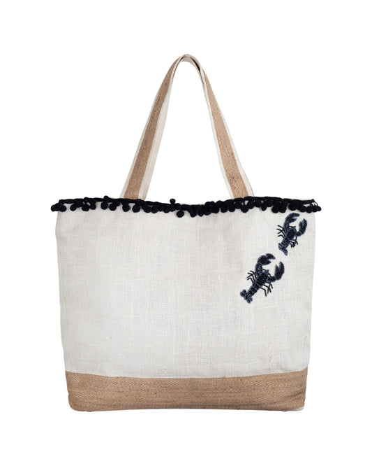 LOBSTER TOTE BEACH BAG