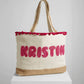 Pom Pom Tote Bag