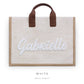 Structured Tote Bag with Name