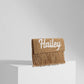 Fringe Half Fold Over Clutch