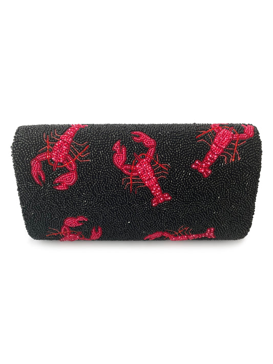LOBSTER BAG BLACK AND RED MEDIUM