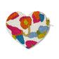 HEART COIN PURSE FLORAL LEOPARD - GIRLS