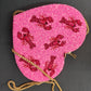 HEART BAG LOBSTER PINK AND RED - ADULT