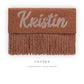 Fringe Half Fold Over Clutch