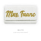 Medium Structured Clutch Bag